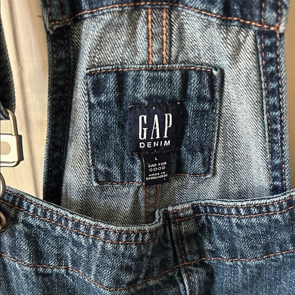 GAP Blue Denim Overalls - Picture 2 of 6